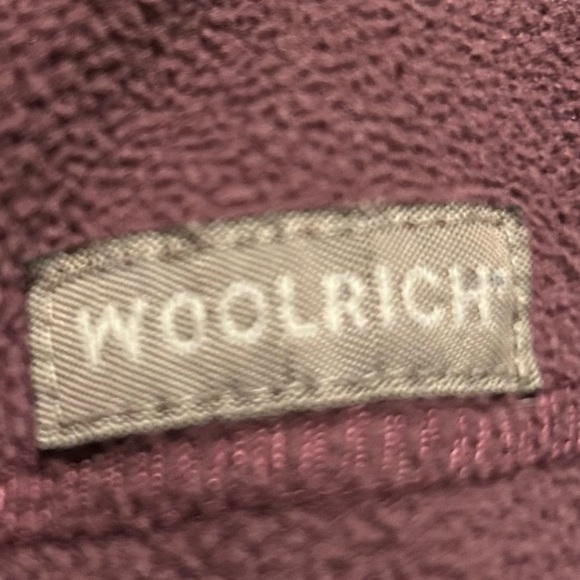 Woolrich Women’s Pullover Light Fleece 3/4 Zipper Jacket w/Thumb Holes Size L - Picture 6 of 6